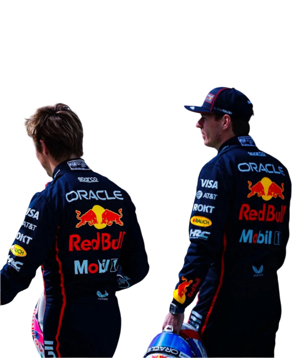 Liam Lawson 2025 Red Bull Racing Suit Endless Racegear F1 racing suit navy with Red Bull logos on back