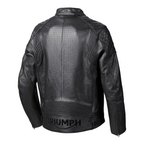 Braddan Air Perforated Black Leather Jacket Triumph