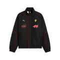 Racing jacket, black with red piping and Scuderia Ferrari crest on chest
