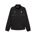 Softshell jacket, black, full-zip with stand collar and front pockets