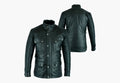 BGA Trailmaster 2.0 Touring Waxed Leather Motorcycle Jacket Black